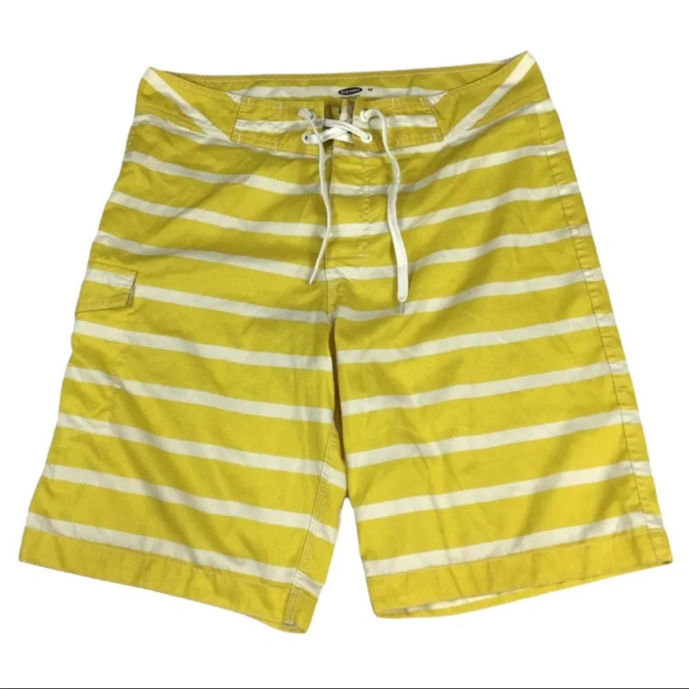 SH13 Old Navy Striped Beach Board Shorts Medium